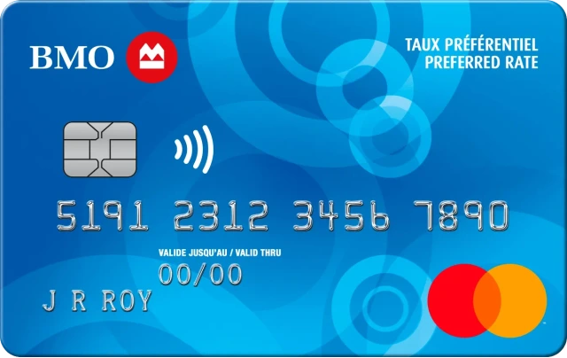 BMO Preferred Rate Mastercard card
