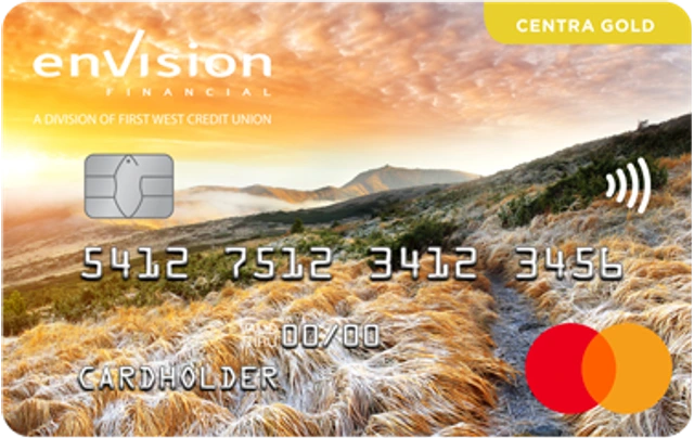 Centra Gold Mastercard card